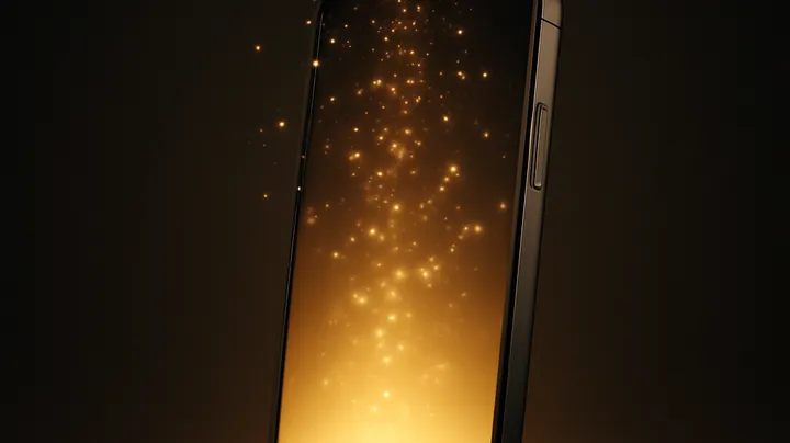 999K COM Modern phone with glowing screen